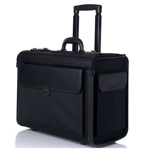 Alpine Swiss Rolling Laptop Briefcase