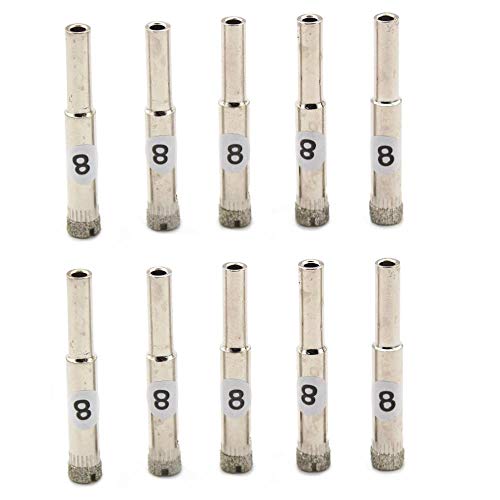 Brocas diamantadas para taladro 8 mm 10 piezas miniatura 3