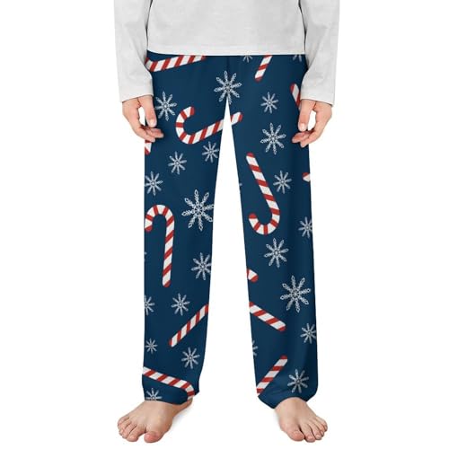 Christmas Candy Canes And SnowflakesChildren's Casual Pajamas150CM
