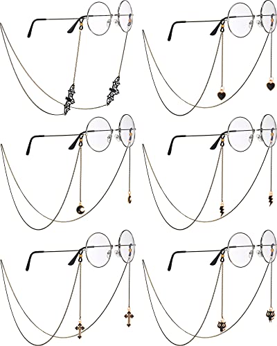 Lanière de lunettes noire pour ne plus perdre vos verres : motifs chauve-souris