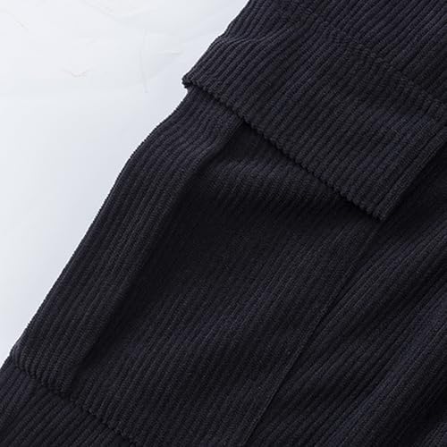 Corduroy Cargo Pants Men Heavyweight Fashion Heavyweight Men Work Pants Cargo Multi Pockets Comfy Casual Trousers4