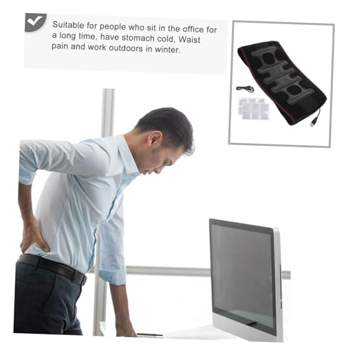 Cinturón lumbar térmico USB NOLITOY con soporte ajustable miniatura 7