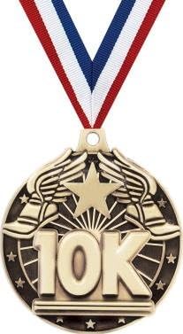 Crown Awards 10K Medals - 2" and 10 Per Pack-Great for 10Ks, Races, Competitions