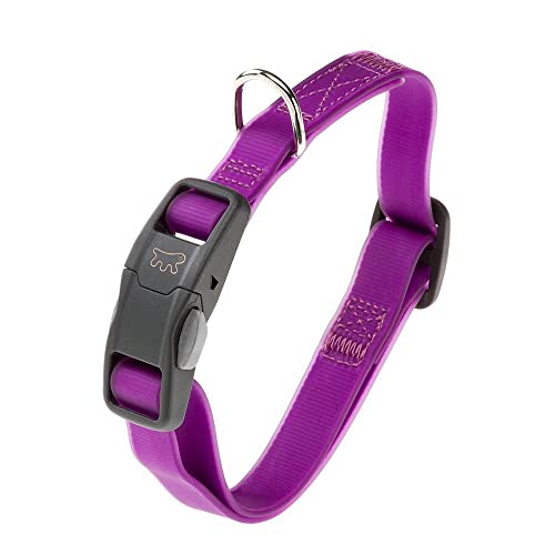 Ferplast Evolution C16/44 Dog Collar with Magnetic Buckle, Hypoallergenic, Washable, Purple, Do not use it