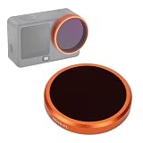 Serounder ND16PL Filter, Aluminum Alloy Frame Optical Glass Lens Filter for Osmo Action 6, with Scratchproof Design for Preventing Overexposure in Landscape Photography