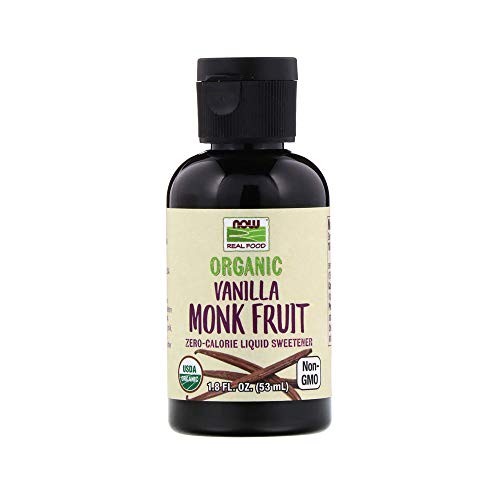 NOW Foods, Organic Liquid Monk Fruit, Vanilla, 1.8-Ounce