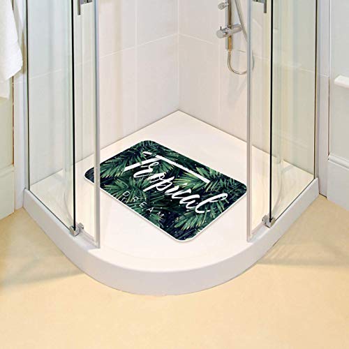 Alfombrillas de baño con orificios de drenaje para tina gris de 37,5 x 68,5 cm 7