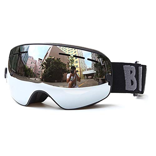 DECDEAL Crianças Esqui Snowboard Patinagem óculos de proteção UV Anti-fog Grande Spherical PC Lens a