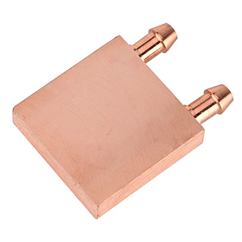 Tosuny Water Cooling Block 40x40x10mm Copper Liquid Water Cooler Heat Sink System for CPU Graphics Radiator - Image 3