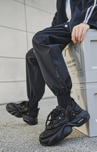 Chunky Sneakers for Man, Men's Fashion Sneakers - Durable, Platform, High-top Casual Shoes Durable Thick Sole Lace-Up Casual Shoes for Outdoor & Everyday Wear4