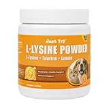 Just Try L-Lysine Powder with Taurine for Cats Lysine Cat Immune Support for Dogs Lysine Supplement Cat Health Supplies 7OZ