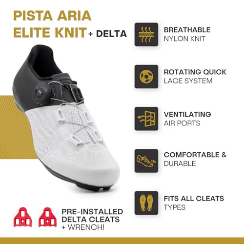 Image of Tommaso Pista Peloton Shoes for Women - Ready to Ride with Pre-Installed Delta Cleats for Indoor Bikes & Cycles - Explore Variety Cycling Shoes & Bike Accessories