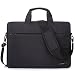BRINCH 15.6 Inch Oxford Fabric Lightweight Laptop Shoulder Case Messenger Bag For 15 - 15.6 Inch Laptop / Notebook / MacBook / Chromebook Computers with Shoulder Strap Handle and Pockets (Black)