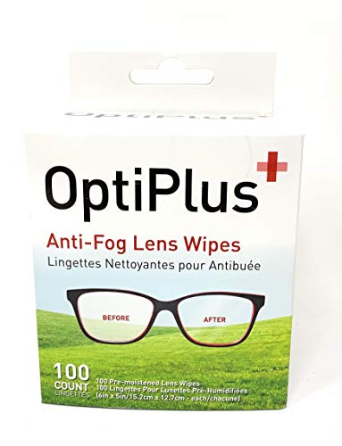 OptiPlus Anti-Fog Lens Wipes Pre-Moistened 6