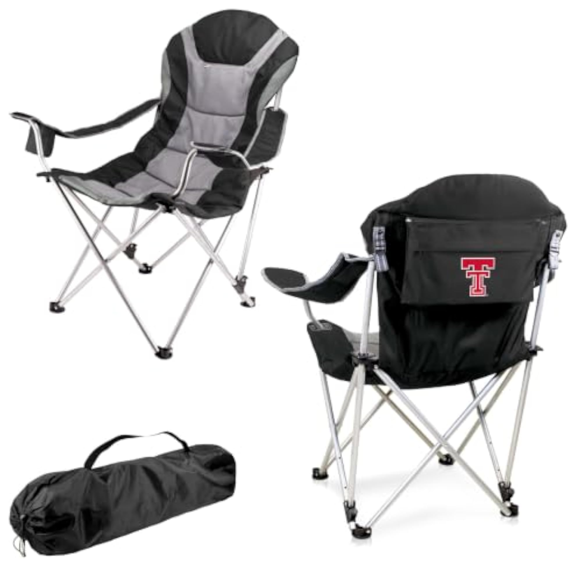 NCAA Texas Tech Digital Print Reclining Camp Chair