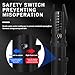 Torch Lighter, Bright Fire Lighter with Safety Lock and Adjustable Red/Blue Flame, Refillable Butane Gas Windproof Jet Flame Cool Lighters, for Candles Campfires BBQ Baking, Camping, Gift