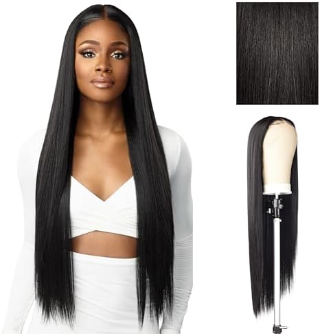 Sensationnel Butta Lace Hhm Wig-Straight 32 Inch, 1B OFFBLACK