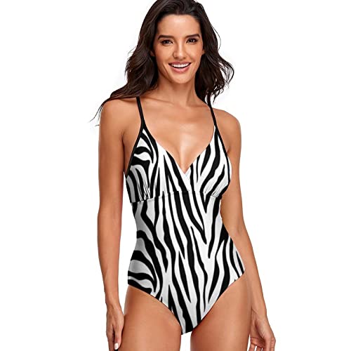 Lnmuld Sexy Swimsuit For Women Women 1 Pieces Control V Neck High Waisted Bathing Suit Wrap Tie Back Monokini Casual Hollow Grey #TOP3