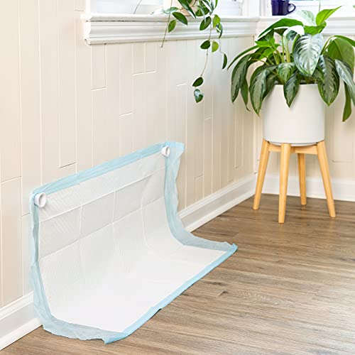 MYMOON HOME Pee PAD Holder (Pack of 2) – Works with Any Type of Wee Wee Pads for Easy cleanup of Marking and Leg Lifting Dogs. (White) - Thumbnail 5