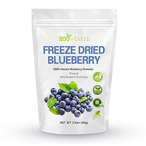 Amazon.com : Freeze Dried Blueberry Fruit Granules, 2.0oz, Dried ...