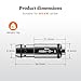ROTSGNEE 40S&W Laser Training Cartridge Dry Fire Training System for Dry Fire Practice and Shooting Training with 3 Set Batteries and Replaceable Back Cover