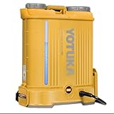 HAIGE(ハイガー) 電動噴霧器 背負い式 20L バッテリー式 ノズル6種付 かき混ぜ機能付き YS-EFULB20L イエロー