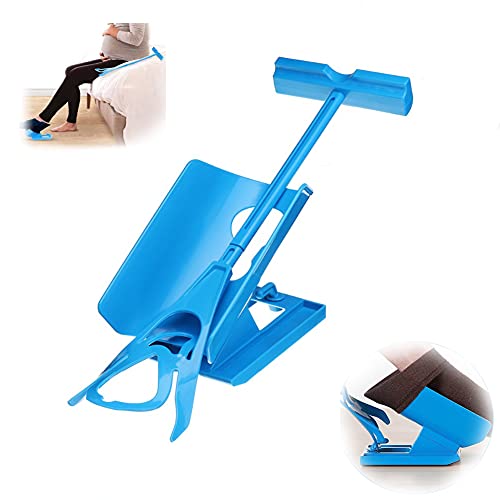 WLKQ Sock Slider, Elderly Sock Aid Helper, Sock Assistance Device for Senior, Easy On/Easy Off Sock Aid Kit Helper Slider Without Bending,strenching and Straining for Convenient Travel WLKQ Sock Slider, Elderly Sock Aid Helper, Sock Assistance Device for Senior, Easy On/Easy Off Sock Aid Kit Helper Slider Without Bending,strenching and Straining for Convenient Travel