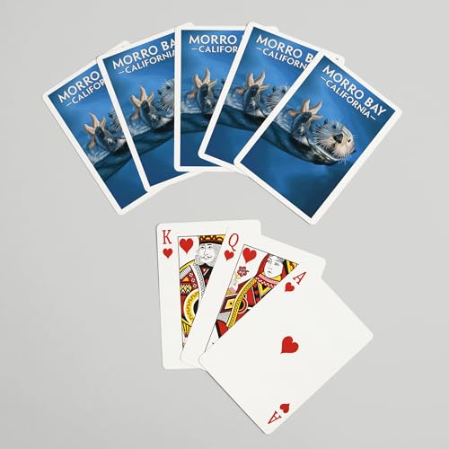 Morro Bay California 52 Cartas para Poker miniatura 7