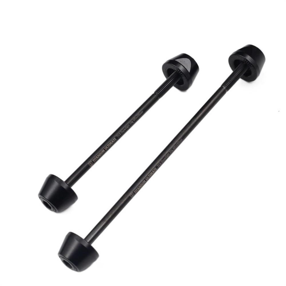 Fahrrad Schnellspanner TP Line for Vorder- und Hinterradnabe, Achsenzentrum aus Titanlegierung, langsame Freigabestange, 74-112 mm Achse Schnellspanner Fahrrad(Front Silver)