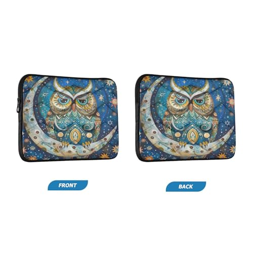 Funda para Laptop ALAZA Boho Owl Star Moon 13-14 pulgadas miniatura 2