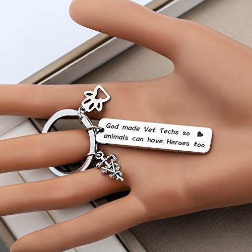 CENWA Veterinarian Gift Vet Tech Appreciation Gift God Made Vet Techs So Animals Can Have Heroes Too4