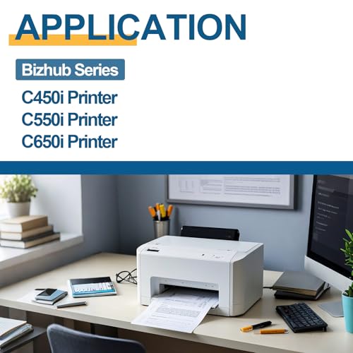 Image of TN-626 TN626 TN628 TN-628 Black Toner Cartridge Replacement Konica Minolta TN626K TN628K ACV1130 Toner Cartridge Compatible for Konica Minolta Bizhub C450i C550i C650i Printers(2-Pack, 28,000 Pages)