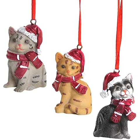 Logbuch-Verlag 3 gatos colgante de árbol de Navidad Cover