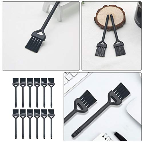 PIXNOR Mini escova de limpeza, 20 peças de plástico para moedor de café, escova de barbear, acessóri