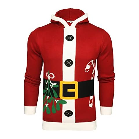 Xact Hooded Christmas Jumper for Men Cover