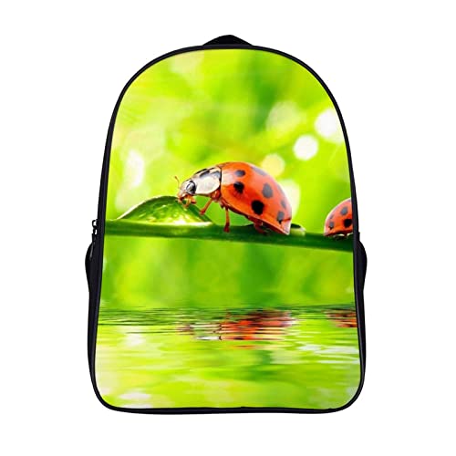 Sac à dos scolaire enfants coccinelle 3D cartable garçon fille 40cm