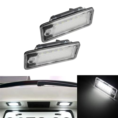 Luz de matrícula para RS4 y A4 B7 con carcasa impermeable y conector original 8E0807430A 3