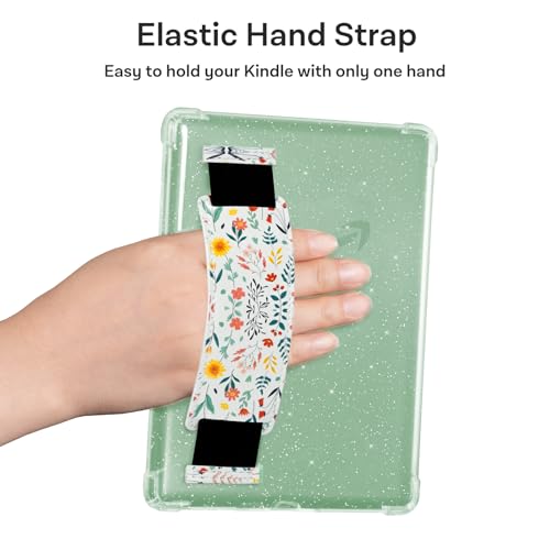 Image of CoBak Case for 6 inch E-Reader (2024 & 2022, 11th Gen) - Ultra-Slim Soft TPU Transparent Cover Lightweight & Durable Protector,Flower