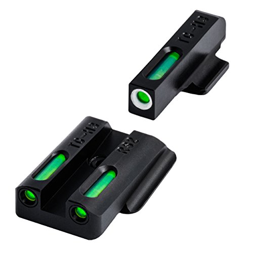 Image of TRUGLO TFX Handgun Sight | Durable Shock-Resistant Compact Brightly Glowing Tritium & Fiber-Optic Xtreme Day /Night Sight for Handguns