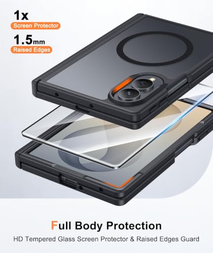 Image of FNTCASE for Galaxy Z Fold 8 Case: Compatible with MagSafe Hinge Protection