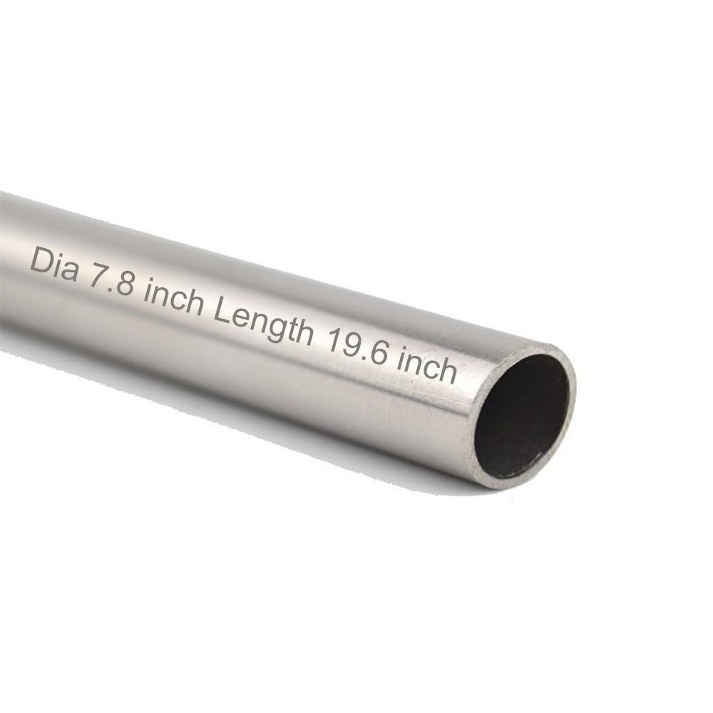 1 tubo de titanio puro de medio metro de diámetro exterior de 20 mm, grosor de pared de 1 mm, 0.04 pulgadas de longitud, 500 mm, varilla de titanio para la industria, pasatiempos de trabajo de metal y