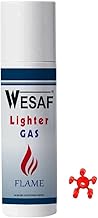 WESAF Lighter Gas Refill Can| Universal Nozzle Butane |Suitable to Refill All Types of Kitchen, Candle & Other Gas Lighters(300GM)