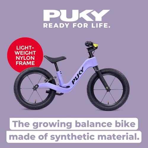 Image of PUKY Next Product of The Year 2025, Height-Adjustable Balance Bike 2-6 Years, Children's Balance Bike from 2 Years, Balance Bike with Brake and Safety Handlebar Grips