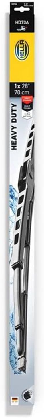 HELLA 9XW 184 107-281 Heavy Duty Wiper Blade - HD70A - Bracket wiper blade - for left-hand drive vehicles - 28" - 700mm - Front - Quantity: 1