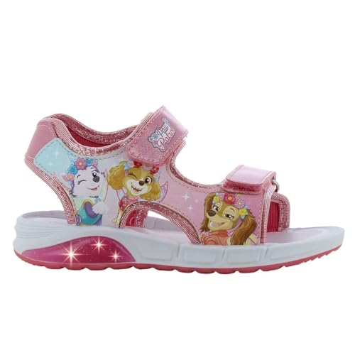 Leomil Paw Patrol Sandalen Mädchen Liberty Skye und Everest sandal 30 Sommerschuhe Kinder Rosa