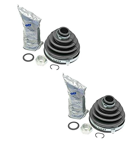 2X Front CV Boot Kit For BMW – Outer CV Joint Boots Fits 325xi, 330xi, X5 (2000-2006 Models)