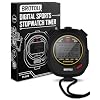 Digital Sports Stopwatch, BROTOU Professional 10 Laps/Splits Stopwatch Timer with Timer Clock Countdown Calendar Alarm, Multi Handheld Stopwatch Timer for Sports Fitness Coaches Referee