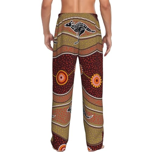 Australian Aboriginal Men'S Pajama Pants Drawstring Pj Sleepwear Pants For Men3