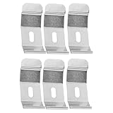 BAZEITFLOW 6Stücke Vertikale Jalousien Halterungen Deckenhalterung für Vorhänge Zuverlässige Montageclips für Elegante Raumgestaltung Kompatibel mit Verschiedenen Jalousien