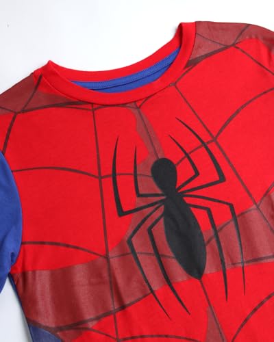 Marvel Spider-Man Boys Shirts - The Amazing Spiderman Cotton Blend Crewneck Short Sleeve Graphic Tees for Boys (Size: 10-16) - Image 4